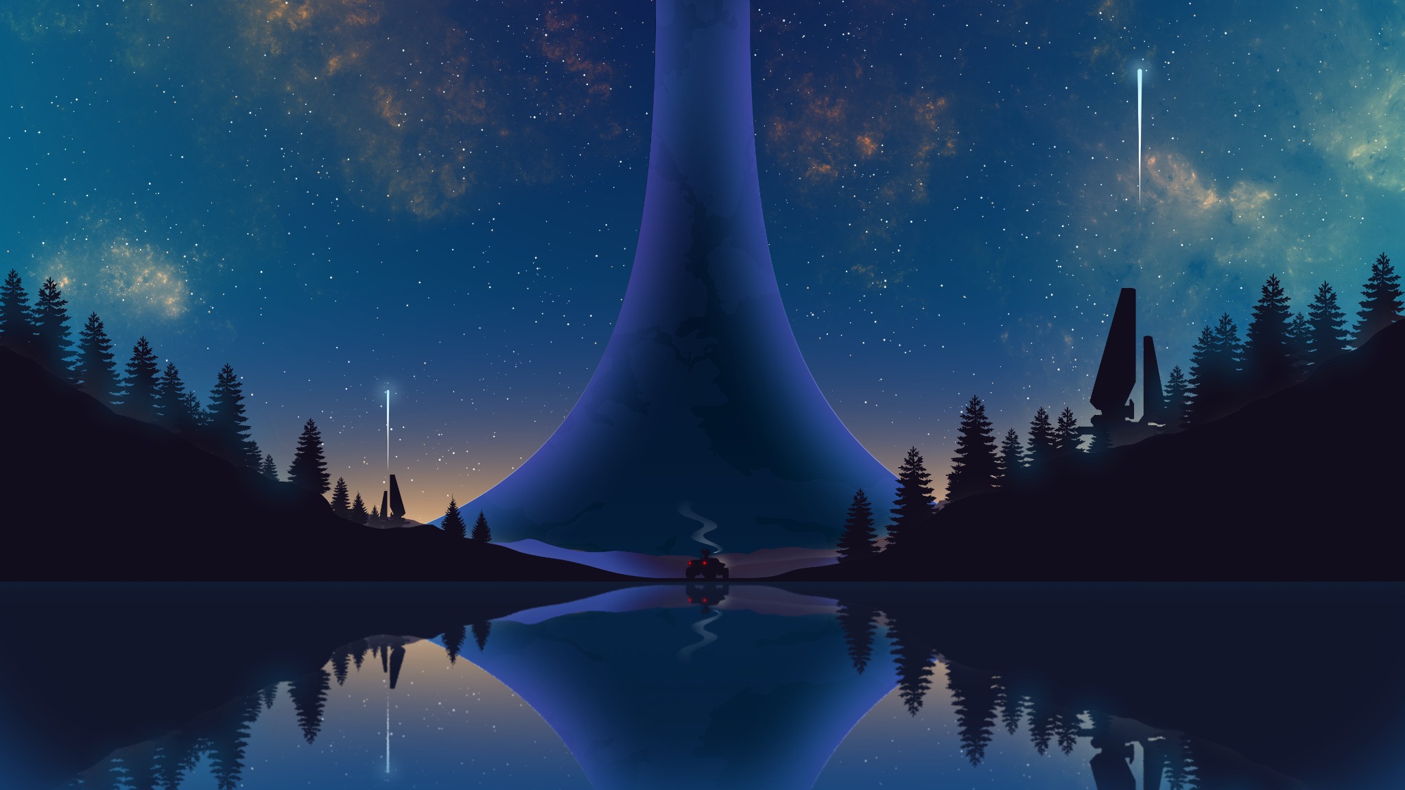 Halo landscape